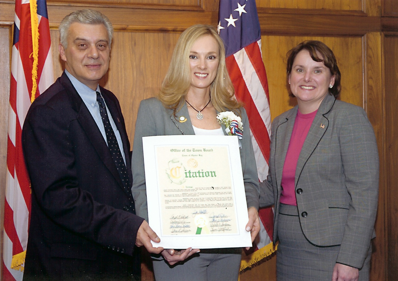 Town of Oyster Bay Supervisor John Venditto, Debbie Regan, Location Scout NY, Councilwoman Elizabeth A. Faughnan